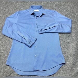 Ministry of Supply blue button down slim fit small
